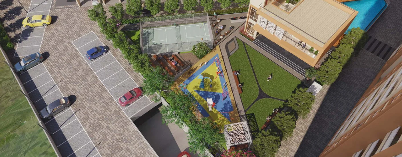 Dwarka Bluewater Chikhali Central Amenities Area Image