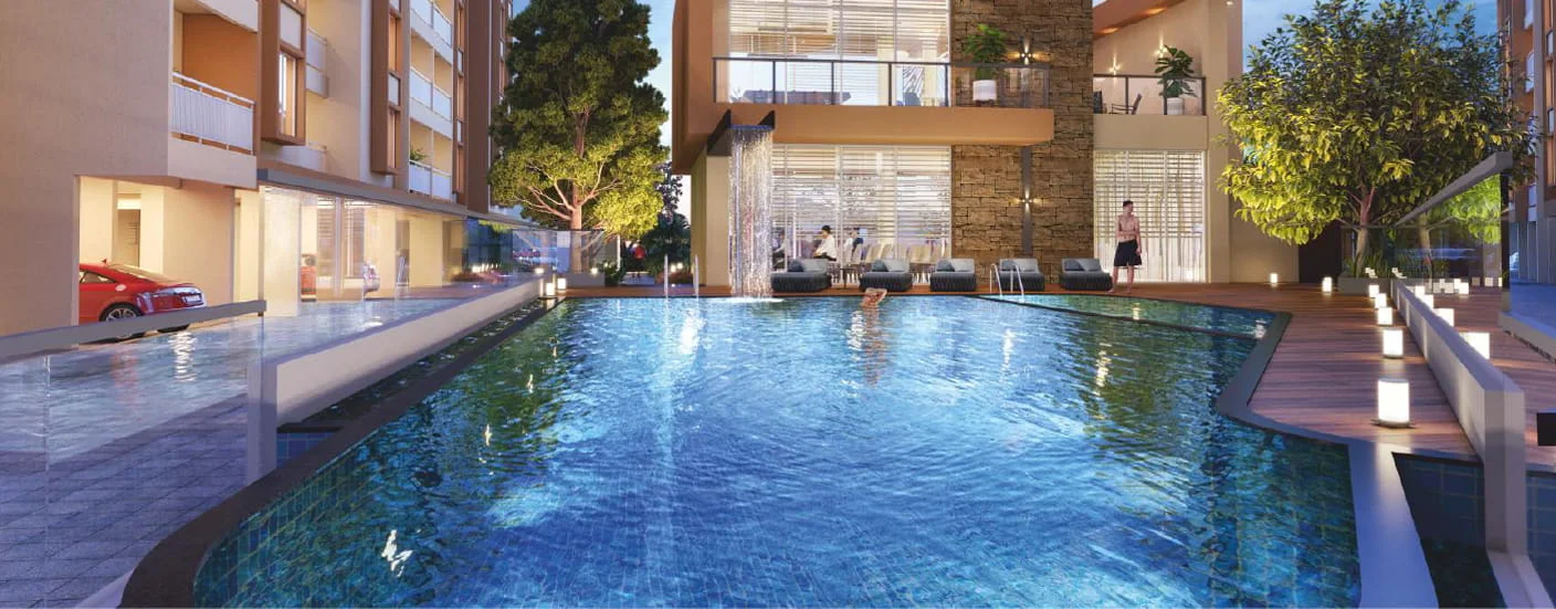 Dwarka Bluewater Chikhali Swimming Pool Image